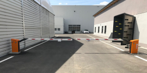 Zufahrtssteuerung zum Getränkemarkt